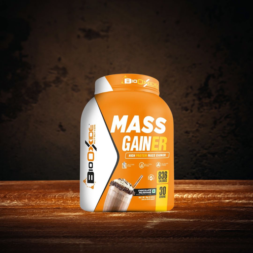Biooxide Nutrition Mass Gainer Chocolate Milkshake, 3kg